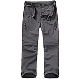 Boys Pants, Kids' Cargo Hiking Casual Outdoor Quick Dry Waterproof Climbing Convertible Trousers #90