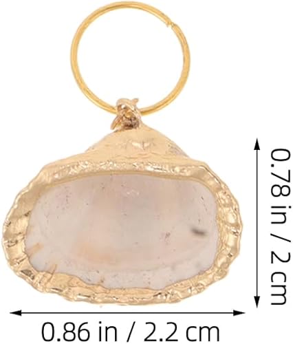 Miniatura 7 de HEALLILY Beavorty - 13 piezas de anillos para el cabello, colgantes de joyería con concha de océano, accesorios para el cabello, puños para el