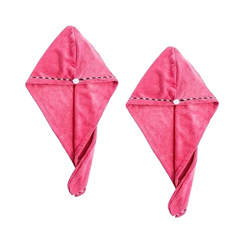 Balacoo 4 Peças Toalhas De Envoltório De Cabelo Rápido Turbante De Cabelo Envoltório De Cabeça Toalh