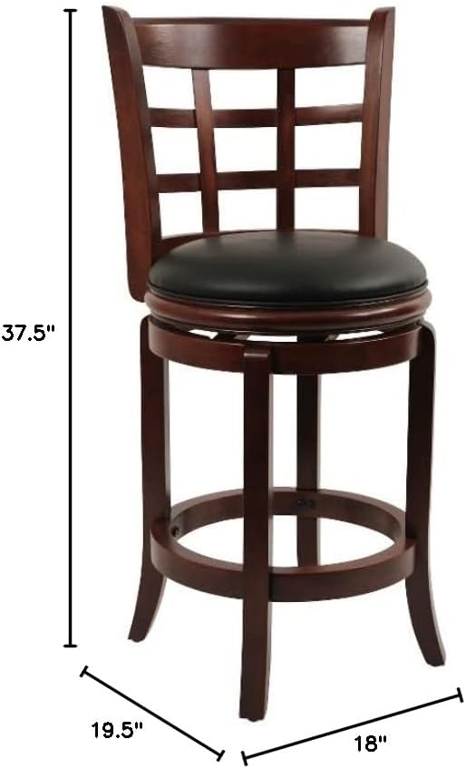 Miniatura 3 de Boraam Augusta - Silla alta giratoria de altura