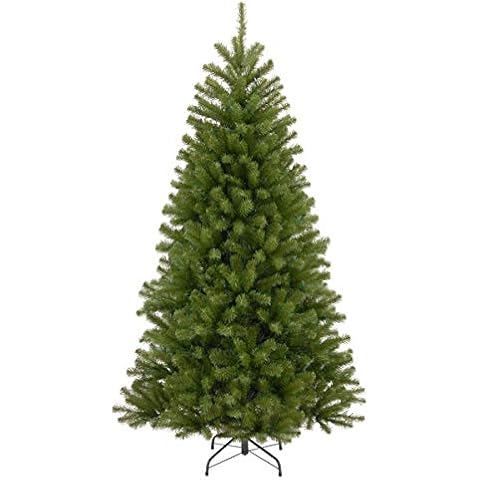 National Tree Company Artificial Full Christmas Tree, Green, North Valley Spruce, Includes Stand, 7.5 Feet Cover
