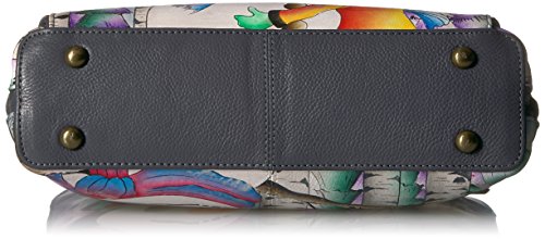 Anna By Anuschka Women's Genuine Leather Zip Around Cross Body | Medium Organizer With External Credit Card Pocket | Boy And The Snowman #TOP3