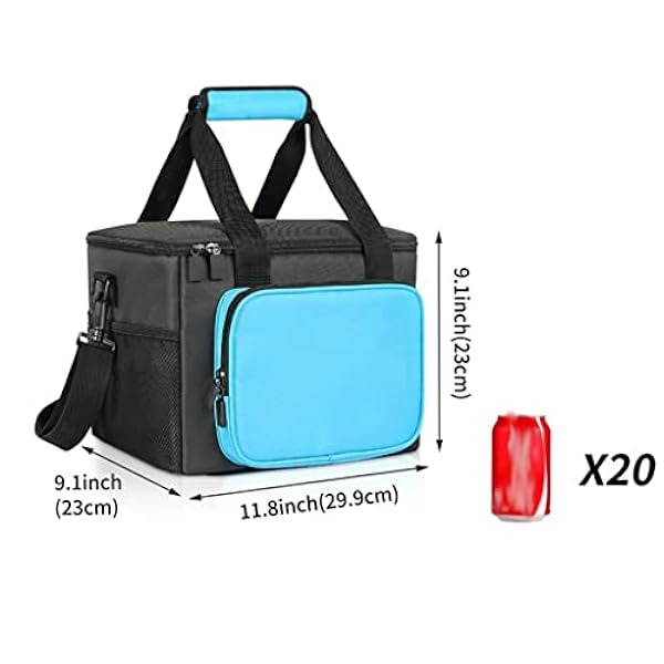 N/A Utomhus picknickväska dubbelaxel isväska dubbelskikt bärbar multifunktionell vattentät friskhållning isoleringsväska