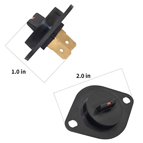 Sikawai DC97-14486A Dryer Heating Element Heater Duct Assembly Compatible with Samsung includes DC47-00016A Thermal Fuse,DC32-00007A Thermistor Thermal Fuse Kit Replace DC97-08891A DC9714486A - Thumbnail 2