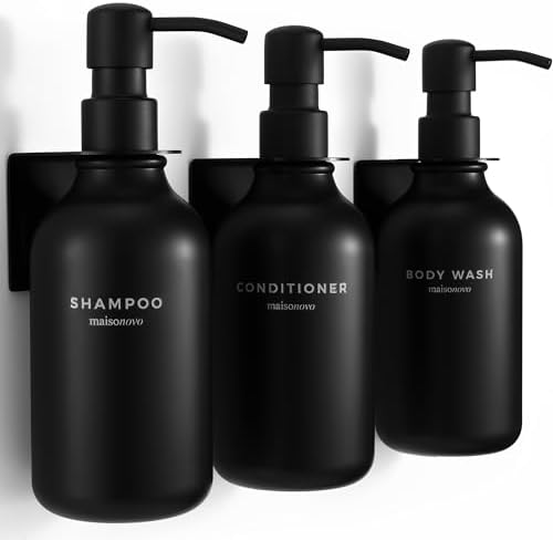 MaisoNovo Shampoo and Conditioner Dispenser - Shower Soap Dispens...