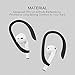 ICARERSPACE Ear Hooks Compatible with Apple AirPods 1, 2, 3, Pro and Pro 2, Anti-Slip Sports EarPds Ear Hooks for AirPods 1, 2, 3 Pro and Pro 2- Black