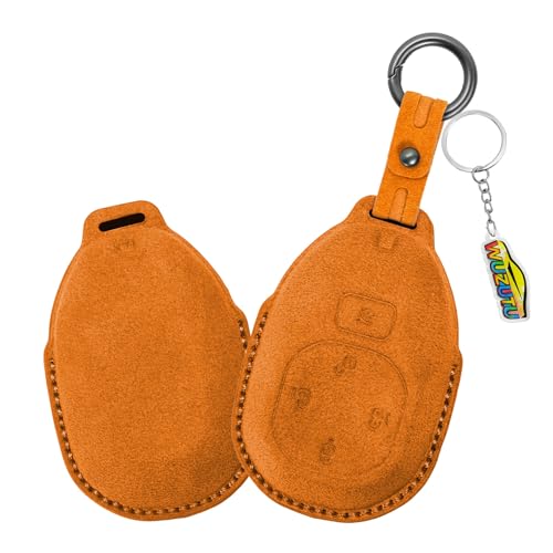 Coque de clé cuir Trumpchi Empow J11 protège-clé quotidien GAC GS3 GS8