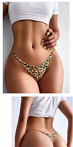 Aogda Thong for Women Cotton Underwear Low Rise Panties Woman G-String Thongs3
