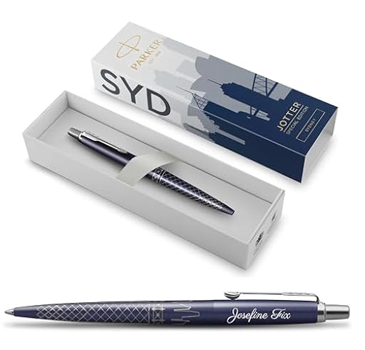 PARKER Sydney Edición Especial con Grabado | Bolígrafo Premium | Caja de Regalo | Mina Azul | Regalo Personalizado | Nombres | Cumpleaños (Sídney) | Ya disponible en tu tienda friki favorita! En mundofriki.es!