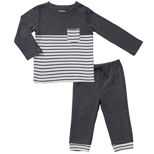 Image of Boy Clothes Fashion Long sleeve Shirt and Cotton Pants Set
