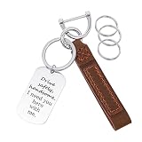 Drive Safe Keychain Gifts for Boyfriend,Drive Safely Handsome I Need You Here With Me,New Driver Key