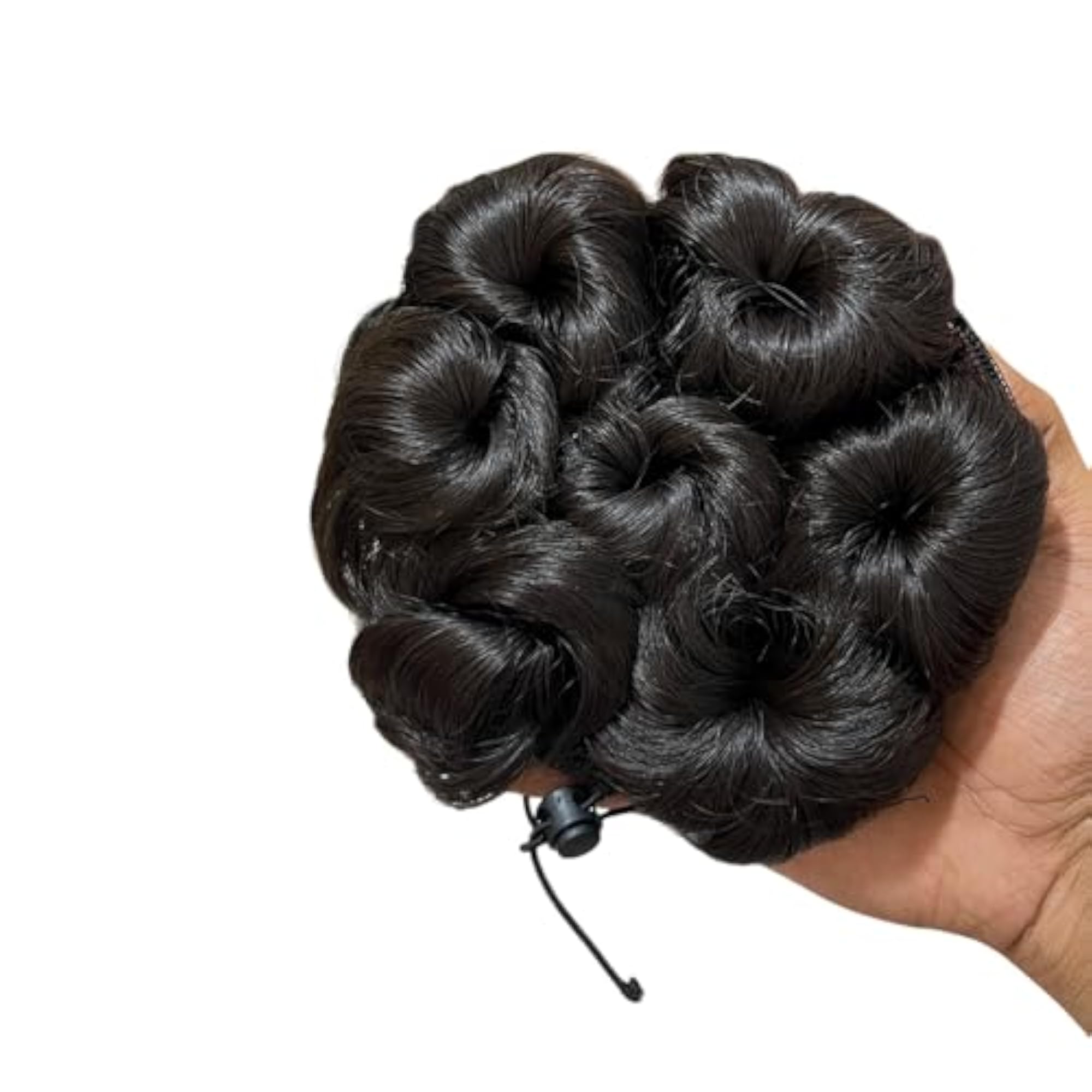 Natural Brown Rafall Dory Messy Juda Bun Hair Extension