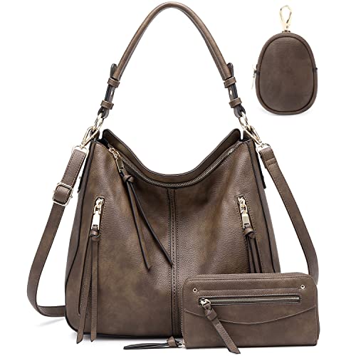 Image of lapsting Hobo Bags for Women Handbags Purse Ladies Boho Shoulder Bag Crossbody Purses Faux Leather
