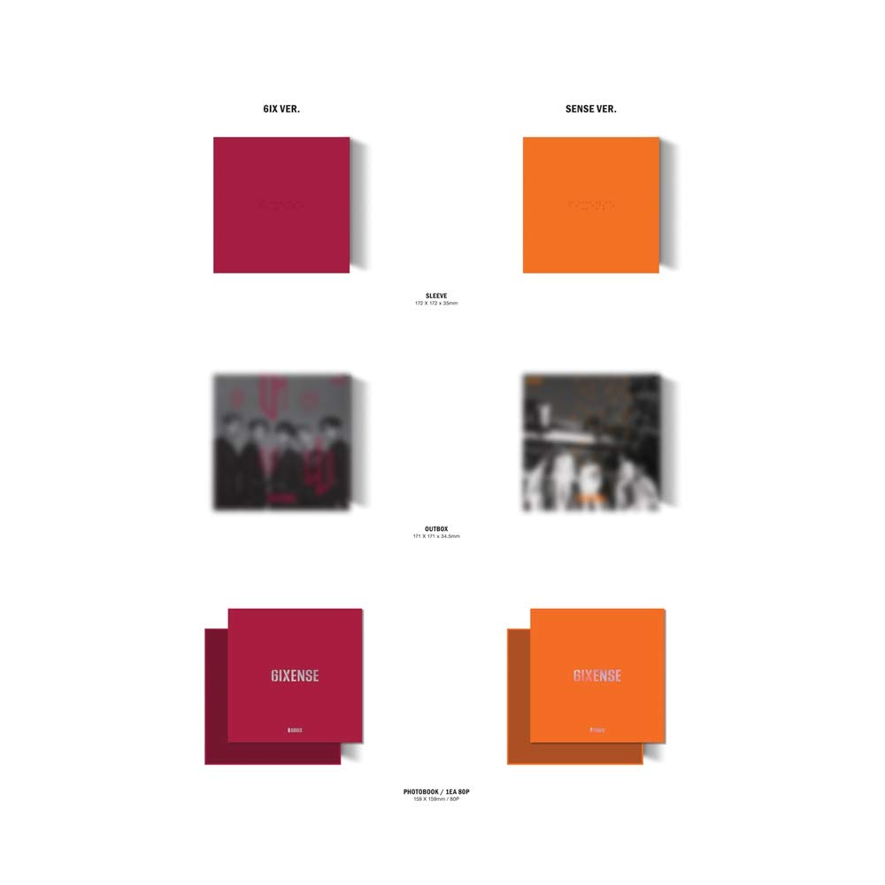 AB6IX Primo Album – 6IXENSE (6IX Ver.) CD + Poster Piegato.