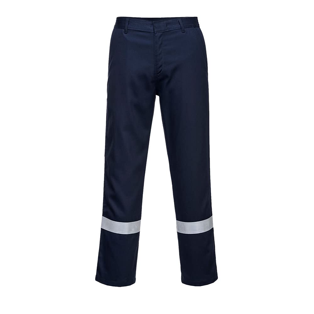 Portwest BZ14 Pantaloni Iona Riflettente Ignifugo 3 Tasche Doppie Cuciture