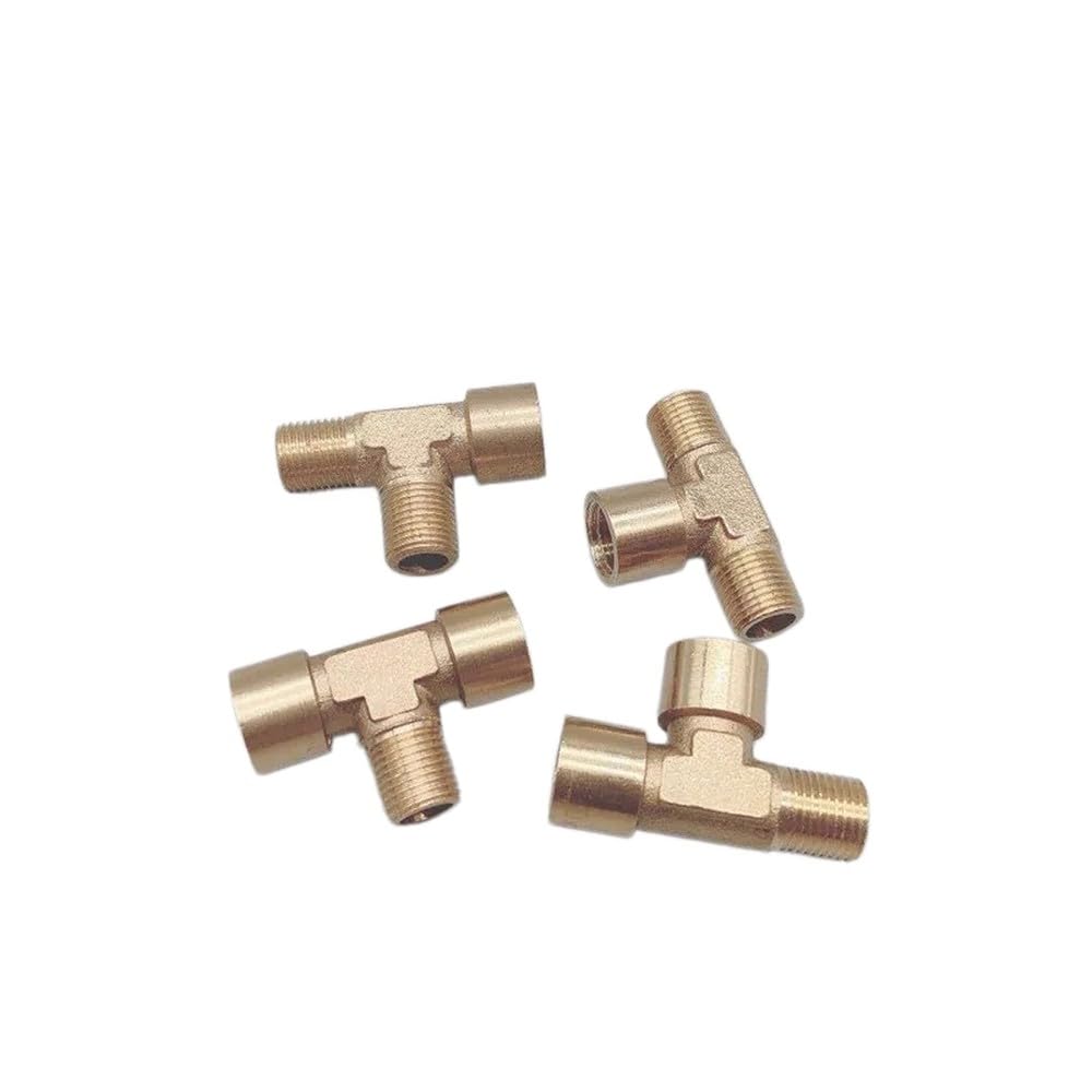 Conector de tubería de latón con rosca macho y hembra de 1/8", 1/4", 3/8" y 1/2", tipo T BSP, accesorios de cobre, FMF, 3/4".