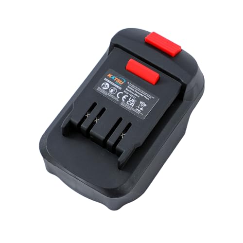 KATSU Tools Convertidor adaptador de batería compatible con la famosa batería de iones de litio de 18 V, compatible con herramientas eléctricas inalámbricas Wörx de 20 V 102113