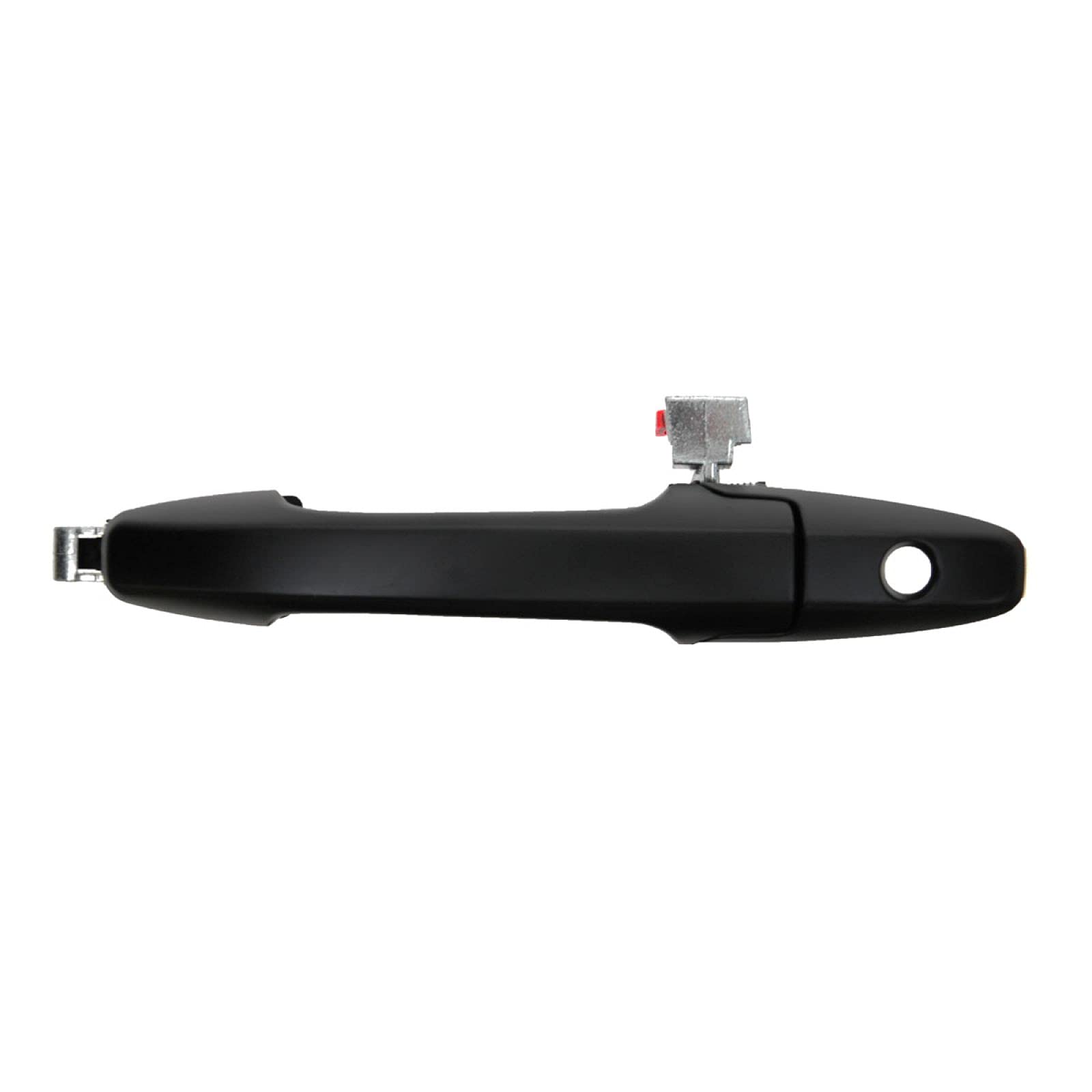 TRQ Front Left Exterior Door Handle Black Drivers Side Compatible with 2006-2011 Honda Civic