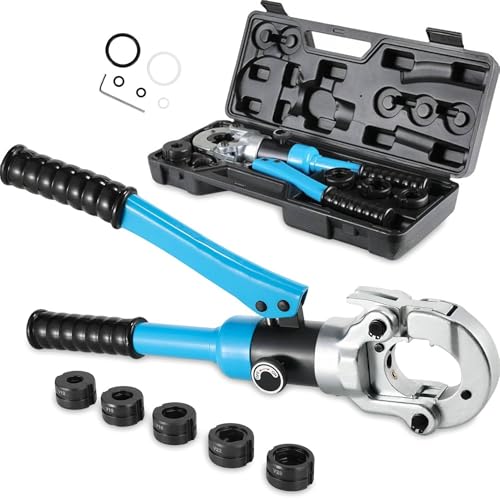 TLGREEN Profi Hydraulik Presszange V-Kontur für...