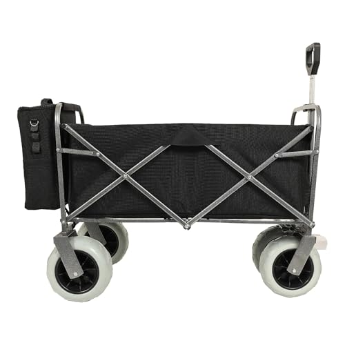 Carretilla plegable Blake Folding Beach Rider, para exteriores, todoterreno, camping en playa, vehículo portátil para transporte de carga miniatura 1