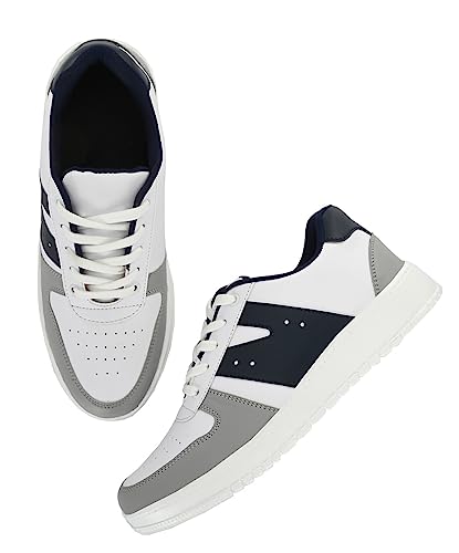 Image of MACTREE Men's Black Polyurethane (PU) Sneakers
