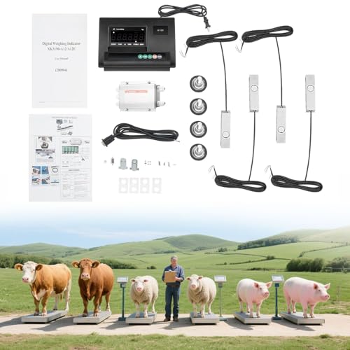 Báscula para animales, plataforma acero inoxidable 5T miniatura 1