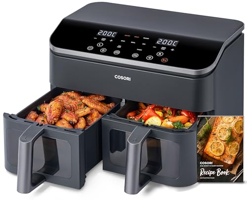 COSORI Air Fryer 2 Compartiments 8.5L,Dual Friteuse Sans huile,55...