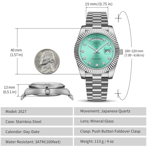 Image of NIBOSI Men Watches Analog Quartz Stainless Steel Watches for Men Waterproof Business Classic Desiger Wrist Watch Day&Date