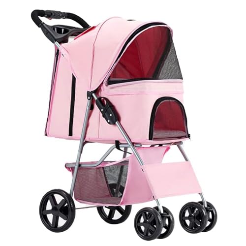 Poussette pour animal domestique pliable pour soulager les chiens âgés et fatigués