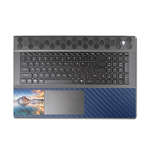 Image of MightySkins Carbon Fiber Skin Compatible with Alienware M18 R1 (2023) Full Wrap Kit - ICY Lake | Protective, Durable Textured Carbon Fiber Finish | Easy to Apply & Change Styles | Made in The USA