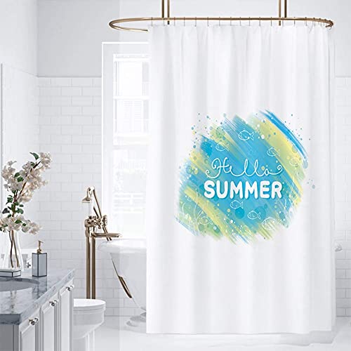Rideau de bain lavable résistant moisissure douche long 3D