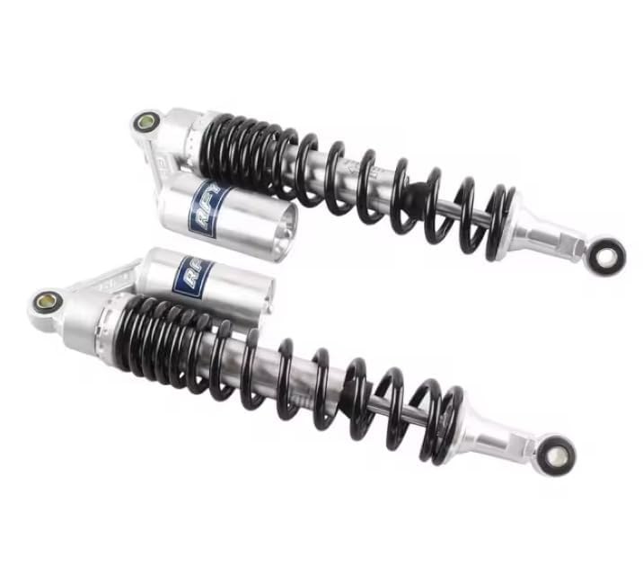 Image of 400mm 15.75 inch 8mm Spring Universal Motorcycle Air Shock Absorber Rear Suspension ATV Quad Scooter Dirt Bike For 50cc 75cc 90cc 125cc 150cc 250cc 300cc Black Silver