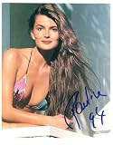 Paulina Porizkova Signed Autograph 8x10 Photo - Sexy Sports Illustrated Swimsuit - Autographed Sports Photos