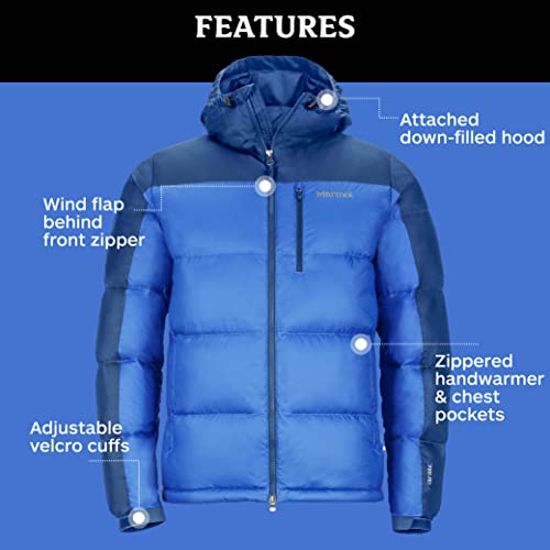 image for Marmot Men’s Guides Hoody Jacket | Down-Insulated, Water-Resistant, 