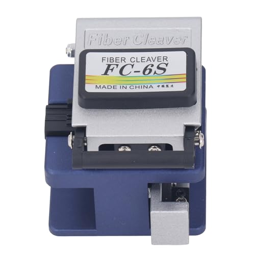 Risegun cortadora de fibra óptica, 3 en 1 FC-6S cuchilla de fibra con bolsa, herramienta de pelado de cables de fibra de alta precisión accesorio cuchilla óptica, para 0,9 mm 0,25 mm 3,0 mm