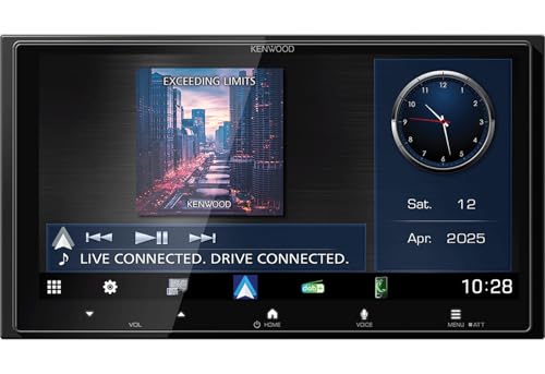 Kenwood – KENWOOD DMX-7525 DABS 6,8" Digital Media AV Monitor mit Blue