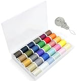 starfa lab 30 Color Polyester Sewing Threads Set, Cotton Handy Durable Thread Colorful for Sewing...