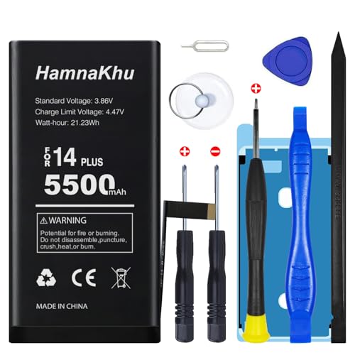 Batterie haute capacité 6000 mAh pour iPhone 14 pour doubler votre autonomie