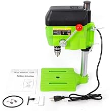 Mini Electric Bench Drill Press Stand Compact Portable Workbench Metal Drilling Repair Tool Expanding Drilling Machine DIY Tool 480W