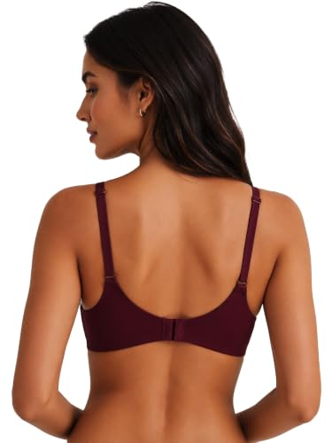 Image of Viola's Secret 6 Pack of Color Print T-Shirt Bras B Cup C Cup and D Cup