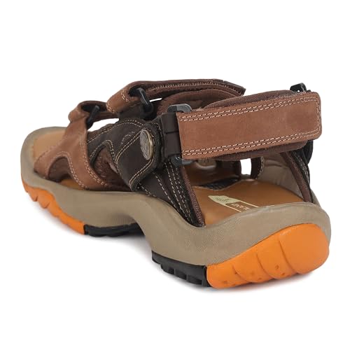 Image of Woodland Men Rust Brown Sandal