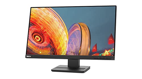 Image of lenovo ThinkVision E24q-30 23.8 inch IPS 2560 x 1440 Monitor - Raven Black