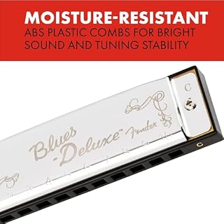 Fender Blues Deluxe Harmonica, Pack of 3 with case (Keys C,G,A) - Les Beatles, Paul McCartney, John Lennon, RIngo Starr, George Harrison Fender Blues Deluxe Harmonica, Pack of 3 with case (Keys C,G,A) – Image 3
