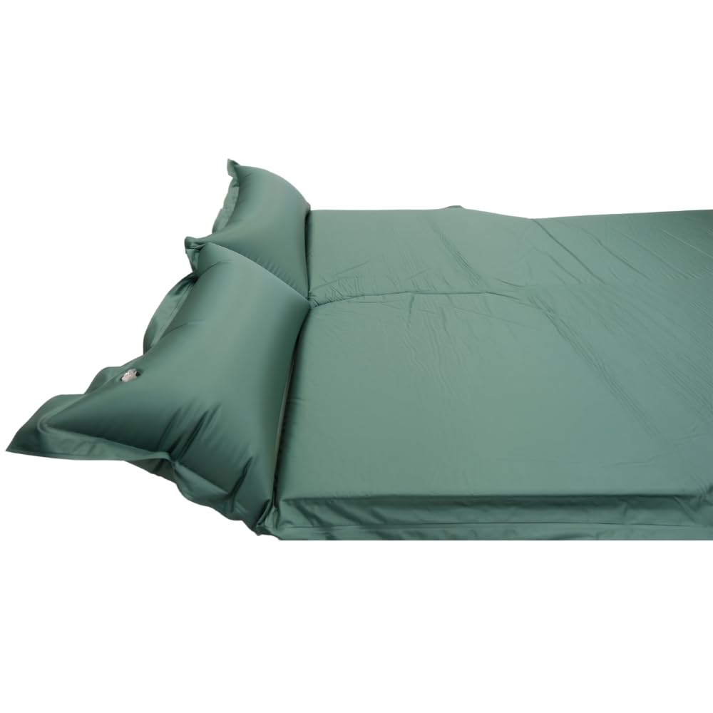 Colchoneta autoinflable, colchón de camping de 5 cm de espesor, espuma autohinchable, cómoda colchoneta para dormir, camping, actividades al aire libre, senderismo, viajes, tienda de campaña, coche
