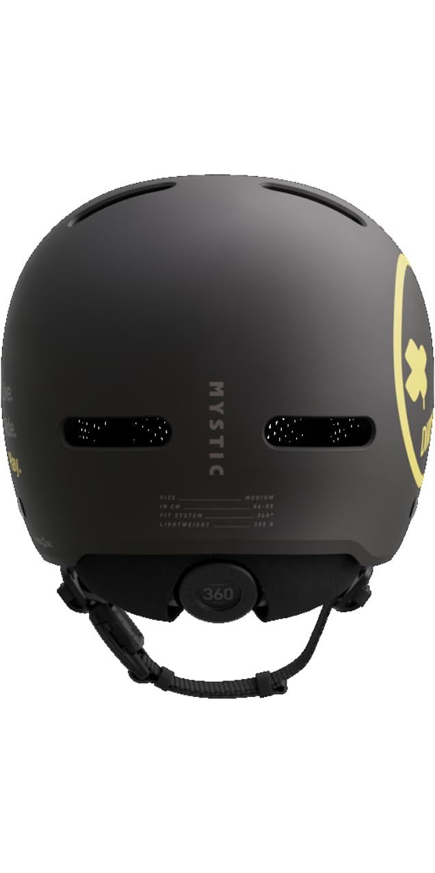 Mystic Casco Vandal Pro Dirty Habits 2026 negro amarillo