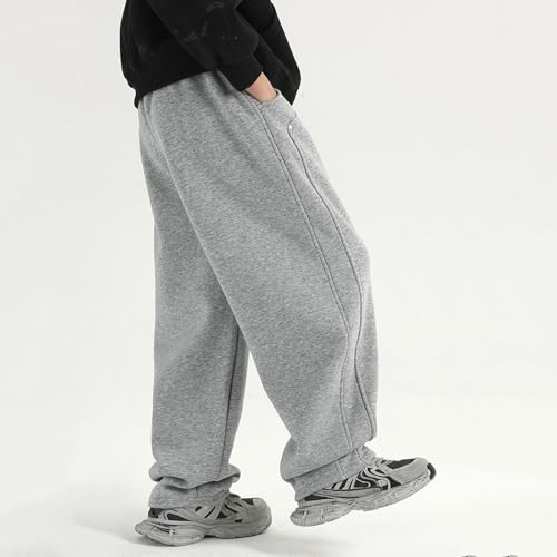 Pantalon de survêtement ample pour garçon à jambes droites et coupe large - 4