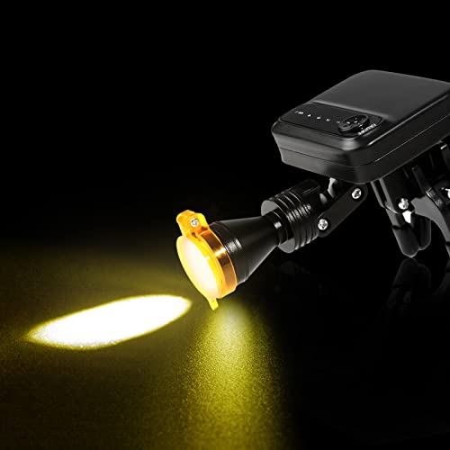 Nski NSKI-DY-014 Cordless 5W Head Lamp Clip-On Type With Optical Yellow Filter And 2 Batteries Dy-014 For Magnifer Loupes thumb #2