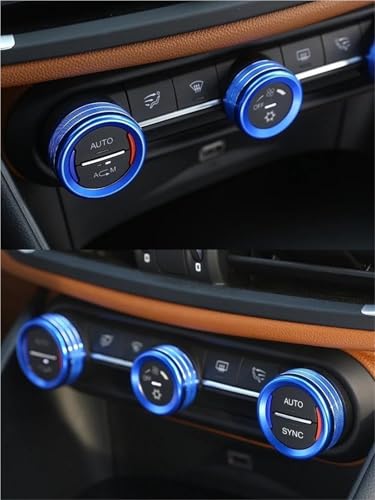 Cubierta de perilla de aire acondicionado de alta precisión para Alfa Romeo 3