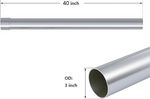 Miniatura 115 de A-KARCK Tubo de escape de 90 grados 2.5 "OD, curva de mandril de tubo de escape de acero inoxidable 304, personaliza tu propio sistema de escape