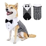 犬 服 洋服 犬の服 タキシード ペット服 紳士服 犬 洋服 おしゃれ 犬スーツ 犬服 中型犬 大型犬 柴犬 ダックス ゴールデンレトリバー ピットブル ラブラドール 蝶ネクタイ ハロウィン クリスマス 結婚式 冠婚葬祭 変身 XL グレー
